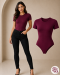 Body Manga Corta Poly Lycra Premium